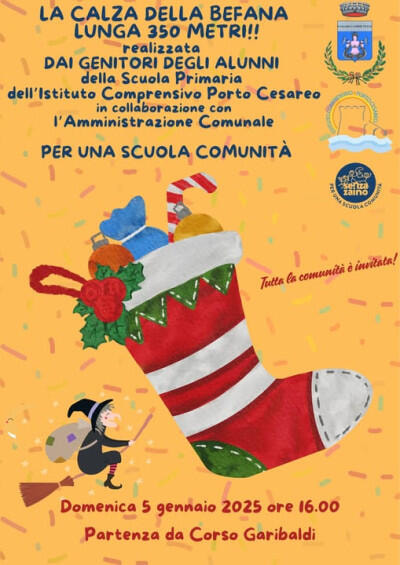 Locandina evento sulla Befana