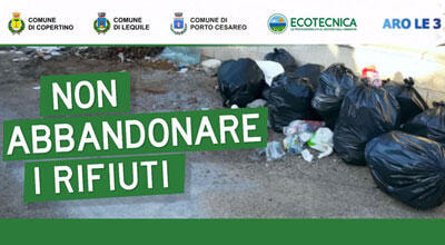 Immagine: Campagna contro l'abbandono dei rifiuti