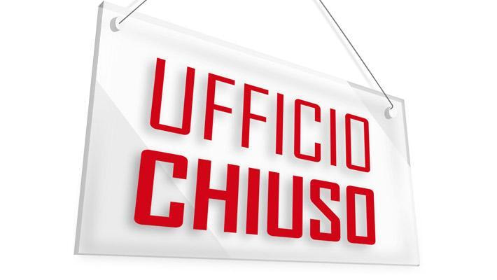 Immagine: Chiusura ufficio