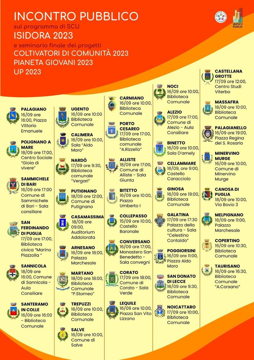 Immagine: Locandina seminari finali SCU