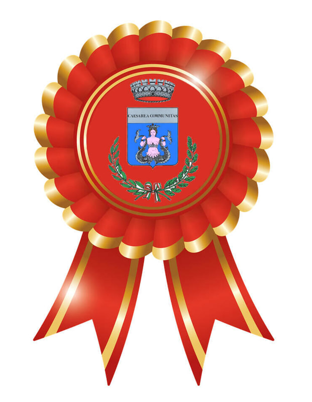 Coccarda con stemma Porto Cesareo