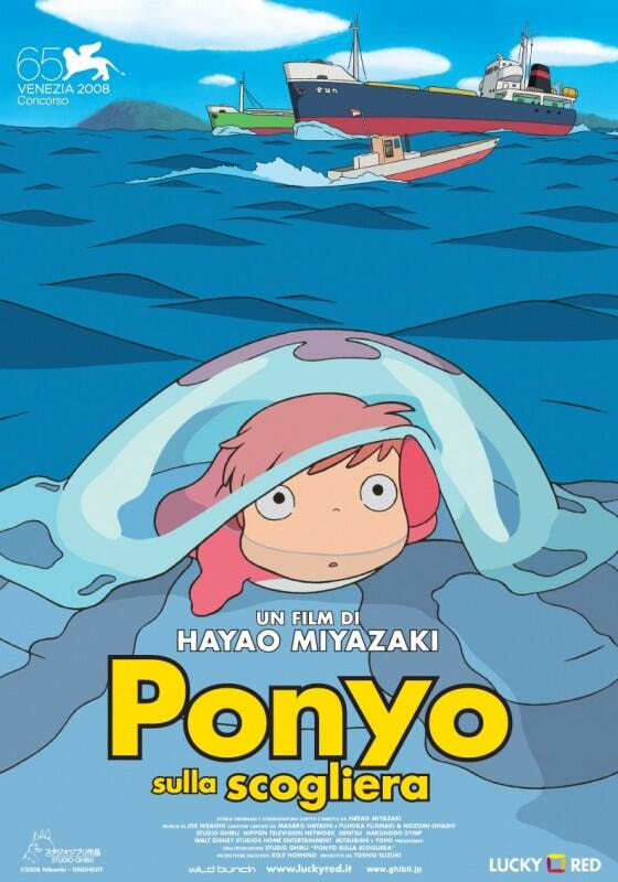 Immagine: la-locandina-italiana-di-ponyo-sulla-scogliera-103015677